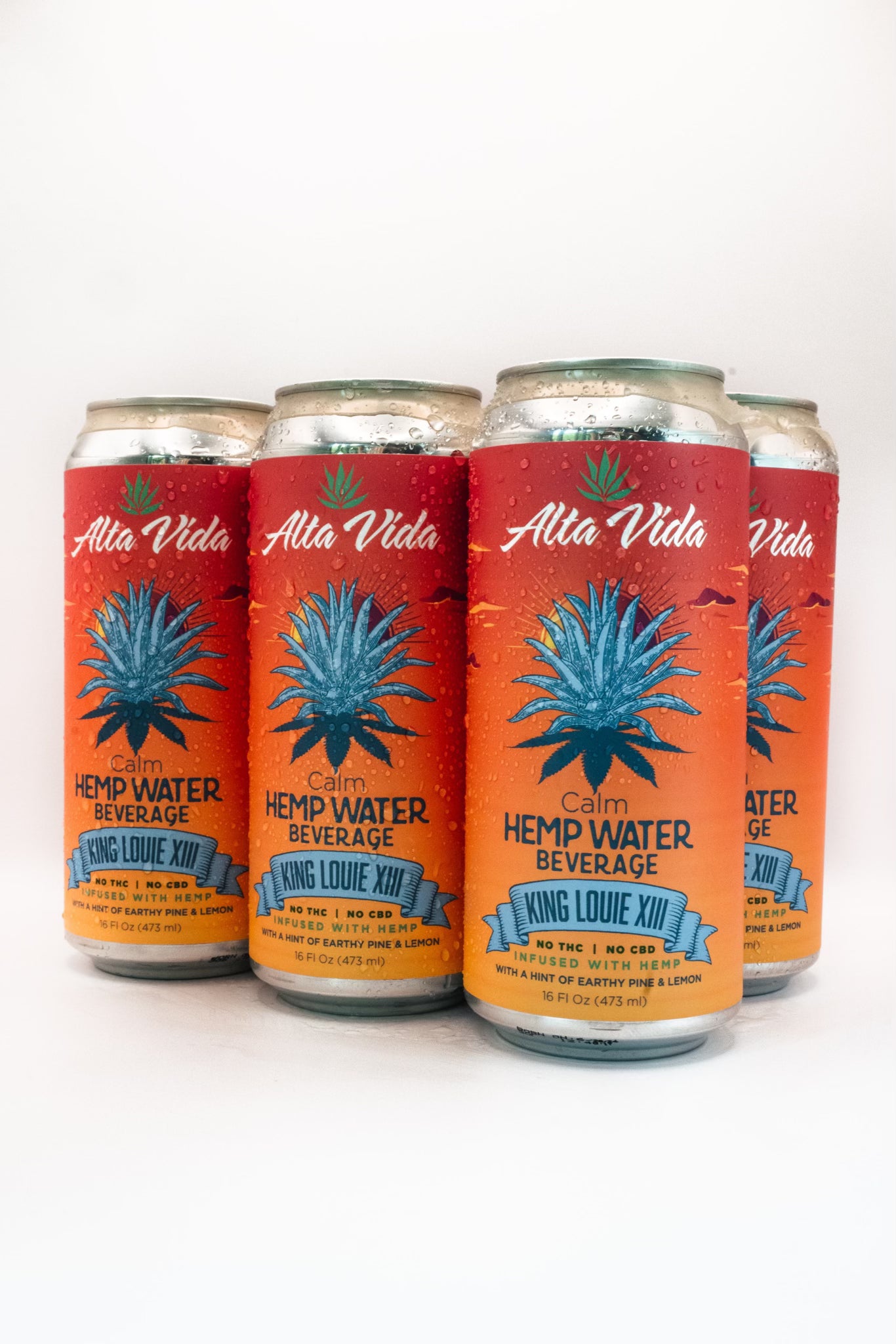 Alta Vida Hemp Water 6pk 12oz Can